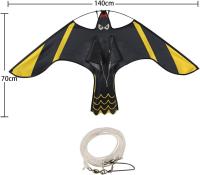 Cometa repelente de pájaros con forma de águila, reflectante, repelente de viento y palomas para patio, césped, granja, jardín, 1,4 m - details 4