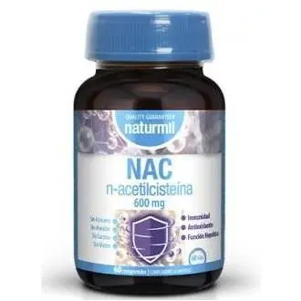 Naturmil Nac N-Acetilcisteína 600Mg 60Comp - 1