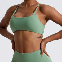 Sudadera Deportiva Para Mujer De Terciopelo Suave Alta Elasticidad Y Secado Rápido Cross Back Yoga Running Fitness Workout - details 29