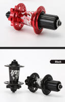 TANKE 120 Click Hub 6 Rodamientos Para Bicicleta De Montaña MTB Frente Y Trasero 28 32 36 Agujeros QR Thru-axle Disc Brake Hubs HG - details 14