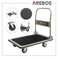 Plataforma Arebos 300 Kg Compacto y Ligero - Carretilla Supermercado con Ruedas Antideslizantes - details 9