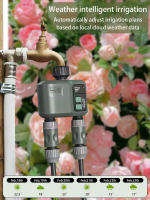 Controlador De Riego Automático Inteligente Tuya Wifi+RF433 Con Filtro De Retraso De Lluvia Timer De Agua Para Jardín 2 Maneras - details 1