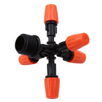 Sistema De Riego Por Microinyección De 5 Cabezas Con Boquilla De Niebla Ajustable Para Jardín Y Estufa Plástico - details 3