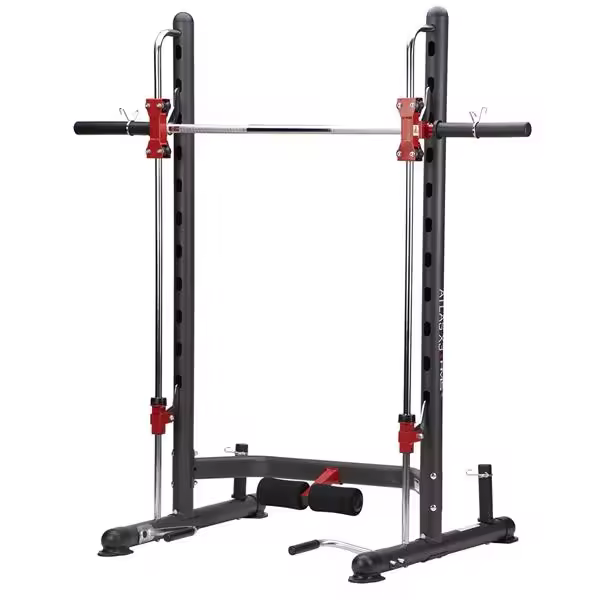 SMITH MACHINE/MAQUINA SMITH HOME HMS PREMIUM ATLAS X1 PARA DISCOS DE 30mm y 50 mm - 1