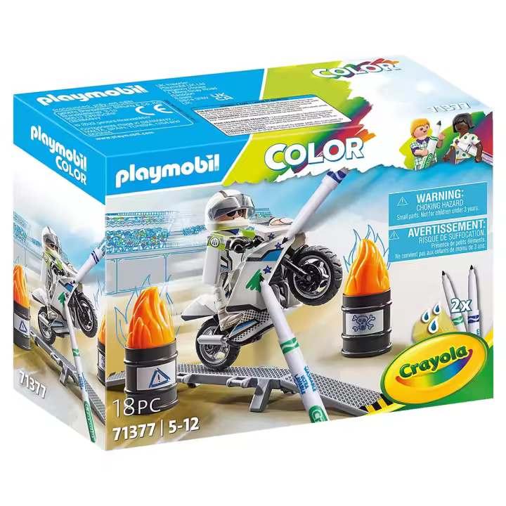 PLAYMOBIL COLOR - MOTO PARA PINTAR, 71377, TIENDA CON LICENCIA OFICIAL - 1