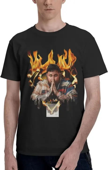 Camisetas con estampado 3D para hombre, divertidas camisetas de manga corta con cuello redondo y patrón gráfico, color negro - 1