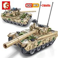 Bloques De Construcción De Tanque VT-4 Principal 432PCS Con Figuras De Soldado Y Armas Para Juego De Ciudad Y Policía Para Niños De 6 a 12 Años - details 0