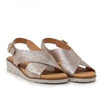 TINA KIZ 2275 Sandalias planas de Mujer 31445 24V SANDALIA CRUZADA PLATINO - details 0