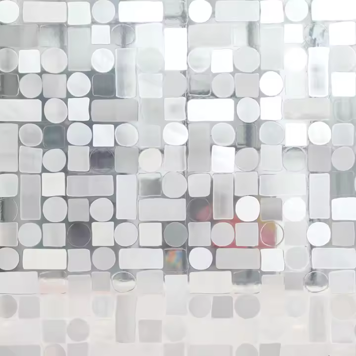 Vinilo estático para ventanas decolux homeware privacidad gofrado blocks 0.90 x 2 m. - 1