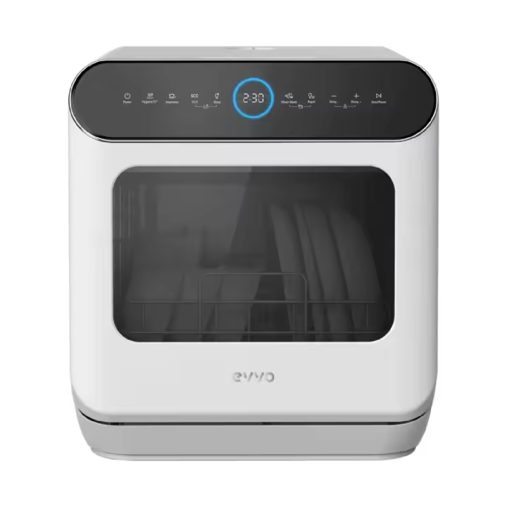 EVVO Lavavajillas Mini D Trip 2 - Pequeño tamao, Porttil, Sin instalación, 2 Cubiertos, 6 programas - 1