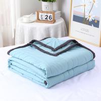 Comodidad De Verano De Algodón Lavado Reversible Ligero Y Transpirable Manta Refrescante Para Otoño Y Primavera Suave Y Delgada - details 10