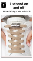 Nuevas Cremalleras De Zapatillas Sin Cordones 8MM Ampliadas Para Niños Y Adultos Cremalleras Elásticas De Bloqueo Para Zapatos - details 2