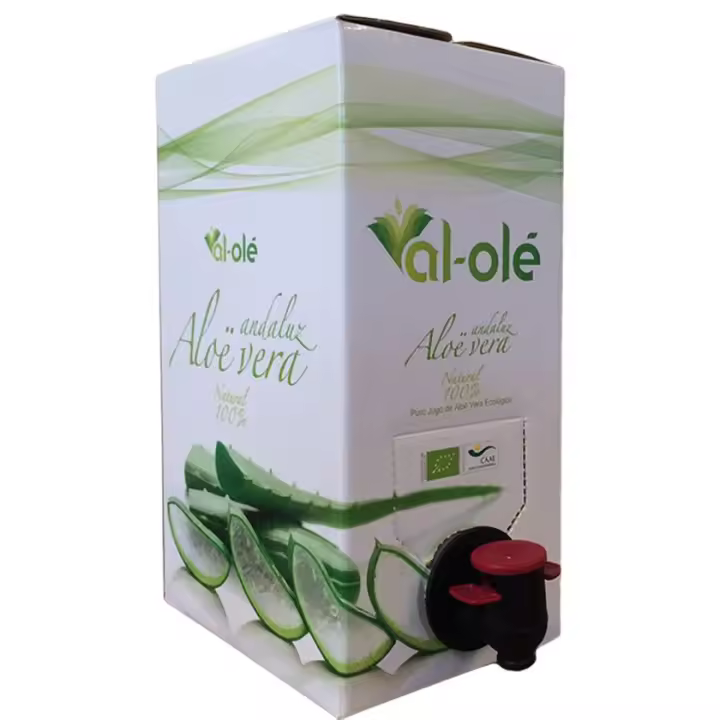 Al-Olé - Box de jugo de Aloe Vera puro sin pulpa - Ecológico - 1