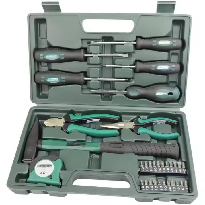 MANNESMANN M29031 - Set de herramientas 31 piezas, Martillos, alicates, destornilladores, etc. - 1