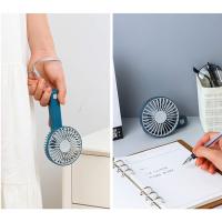 Mini ventilador portátil Ventilador de mano recargable USB (azul) - details 0