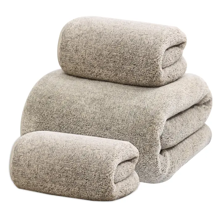 Juego de toallas de calidad Premium de 3 piezas (1x toallas de baño - 1