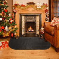 Alfombra De Fireplace Resistente Al Fuego Y Retardante De Llama Alfombra De Protección Térmica De Fibra De Vidrio Antideslizante Para El Hogar - details 7