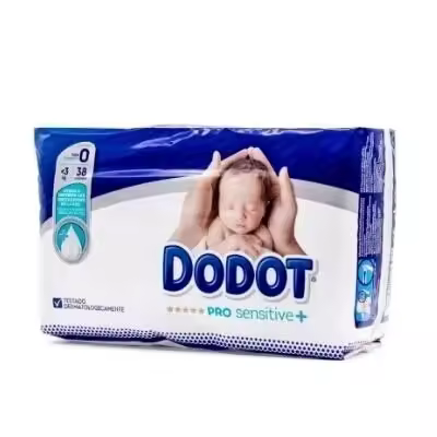 DODOT PAÑAL INFANTIL PRO SENSITIVE TALLA 0 3 KG 38 UNIDADES - 1