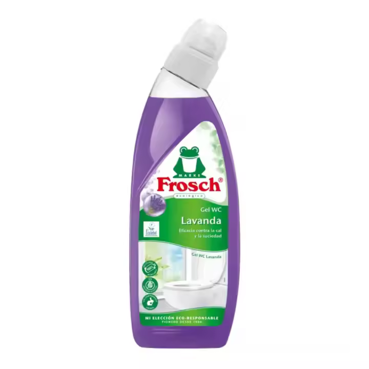 Frosch Lavanda Gel WC Eco 750ml - Limpieza Profunda, Elimina Cal y Malos Olores con Aroma Fresco - 1