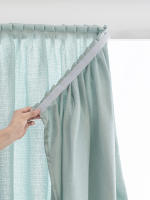 Cortina Adhesiva Blanca Para Balcón Y Dormitorio Sin Perforaciones Instalación Sencilla Translúcida Semi-Blackout De Poliéster 100% - details 8