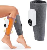 Prensa de piernas con calor, prensa de piernas con pantalla, calentamiento de piernas, relajación, masajeador de piernas con calor y compresión, masajeador de pantorrillas para circulación y dolor, alivio del síndrome de piernas inquietas Máquina de compr - details 4