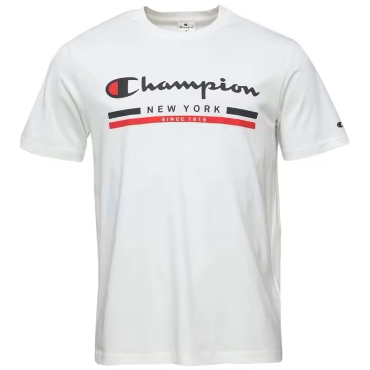 Camiseta de Manga Corta Champion Crewneck para hombre en color blanco - 1
