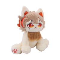Juguete De Peluche Lindo Meow 28 Cm/11.02 Pulgadas Juego Genshin Impact Animal De Peluche Para Niños Regalo De Cumpleaños - details 2