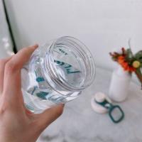 Botella De Agua Con Manija Y Correa Transparente De Plástico Ligera Gran Capacidad 0.6L/0.8L/1L Botella De Bebida Para Viajes Resistente Al Desbordamiento - details 5
