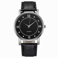 Reloj De Cuarzo Para Hombre De Cuero Y Aleación Moda Reloj De Pulsera Negocios Resistente Al Agua Estilo Casual - details 3