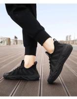 Zapatos de hombre, nuevos zapatos casuales de otoño, zapatos para correr para hombre, zapatos de trabajo negros para jóvenes. - details 2