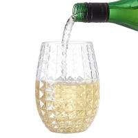 Vajilla De Plástico Para Vino Whiskey Cócteles Y Jugos - Indestructible Reutilizable Y Reciclable Para Fiestas En Piscina Y Picnics Al Aire Libre - details 1