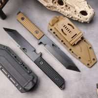 Cuchillo De Camping Al Aire Libre Portátil Exploración De Selva Cuchillo De Montañismo De Alta Dureza Cuchillo De Sobrevivencia Acero Inoxidable - details 2