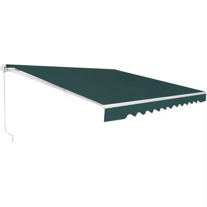 COSTWAY Toldos Exterior Terraza Retractil Plegable,400 x 250 cm - 1