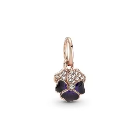 Charm Colgante Pandora Flor Pensamiento Morado  780776C01 - 1