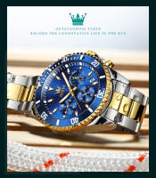 Reloj De Hombre OLEVS Luuminous Business Fashion Luxurio Con Fase Lunar Y Fecha Resistente Al Agua De Acero Inoxidable Y Manos Luminosas Reloj De Cuarzo - details 17