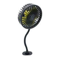 Ventilador de coche, ventilador de coche, refrigerador de Aire Automático, Negro - details 1