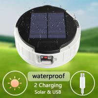Interior con Carga Solar para acampar, lámpara recargable de camping, Luz LED con Banco de Energía de Emergencia Para cargar Móvil - details 8