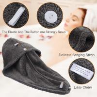 Cubrecabezas De Secado Rápido Para Pelo Largo Microfibra Toalla Turbante Absorbente Suave 2 Pack Para Secado Rápido Del Pelo - details 2