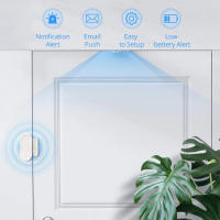 Sensor De Puerta Y Ventana Inteligente ZigBee Tuya Seguridad Doméstica Alarm System Compatible Con Alexa Google Assistant - details 0