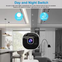 Monitor de bebé 1080P con visión nocturna, detección de sonido y movimiento, audio bidireccional, notificaciones en tiempo real, SD y nube. - details 0