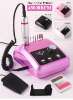 Máquina De Uñas Eléctrica De Alta Calidad Con Pantalla HD Y 45000 RPM Herramienta Profesional Para Manicura Y Pelacera De Metal - details 4
