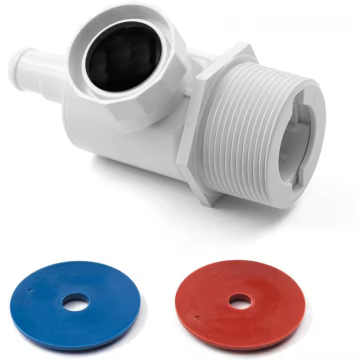 ZVD 9-100-9001 Conector UWF Compatible con Polaris Zodiac 380、280、180 - Repuesto para Limpiafondos - Conexión Universal a Pared - Accesorio de Montaje para Robot de Piscina - 1