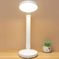 Luz De Escritorio LED Con Ventilador Y Reloj Cargador USB Luz De Lectura Con Protección Ocular Plegable Luz Nocturna Para Escritorio - details 0