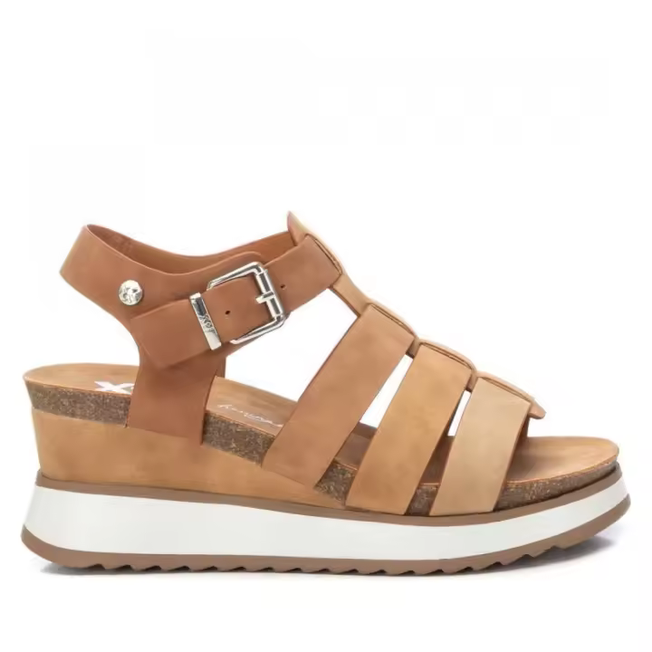 Sandalias plataforma mujer XTI 142826 02 SANDALIA TIRAS CAMEL 32181 24V - 1