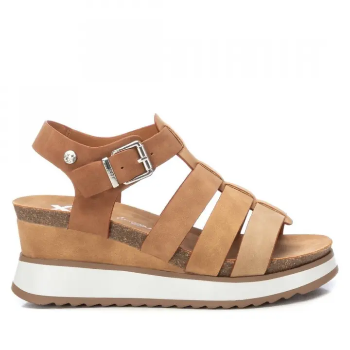 Sandalias plataforma mujer XTI 142826 02 SANDALIA TIRAS CAMEL 32181 24V - 1