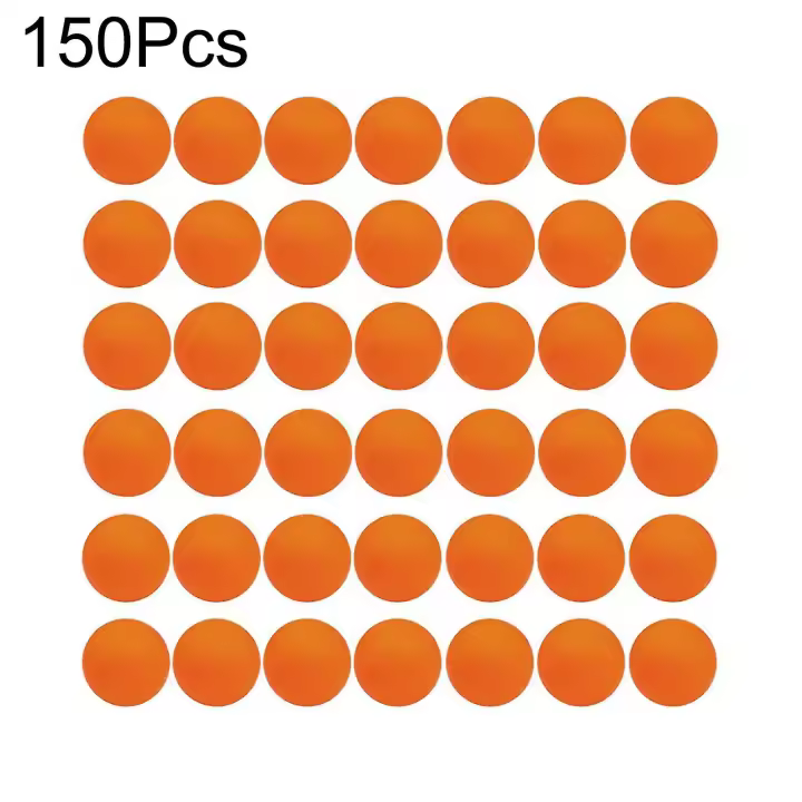 40mm/1.6inch Pack of 150Pcs Balls Practice Ping Pong Balls Table Tennis Ball Set - 1