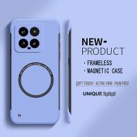 Funda De Teléfono Ultra Delgada Y Magnética Para Xiaomi 15 14/T Ultra 13 pro Magsafe PC Dura Sin Marco Anti- Huella Color Caramelo - details 6
