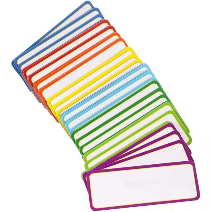 54-pack whiteboard magnets, 9 colors - 29 x 79 mm - writable magnet - 1