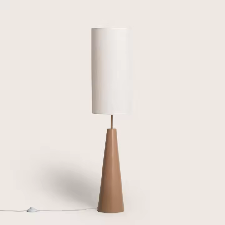 Ledkia Lámpara de Pie Metal Dembar Beige - 1