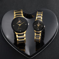 Reloj De Pulsera De Acero Inoxidable Para Parejas Reloj De Cuarzo Para Mujer Reloj De Negocios Para Hombre Moda Casual Sin Dial - details 1